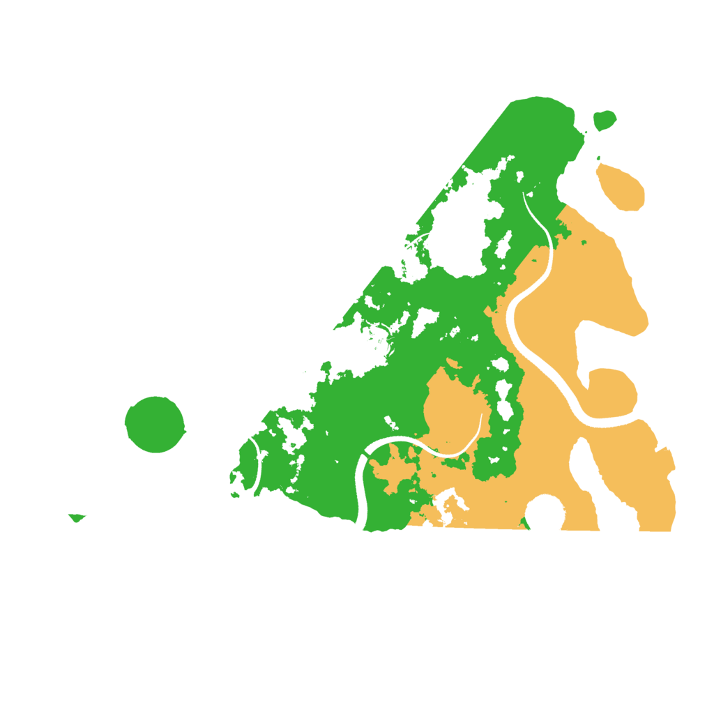 Biome Rust Map: Procedural Map, Size: 3400, Seed: 1649605502