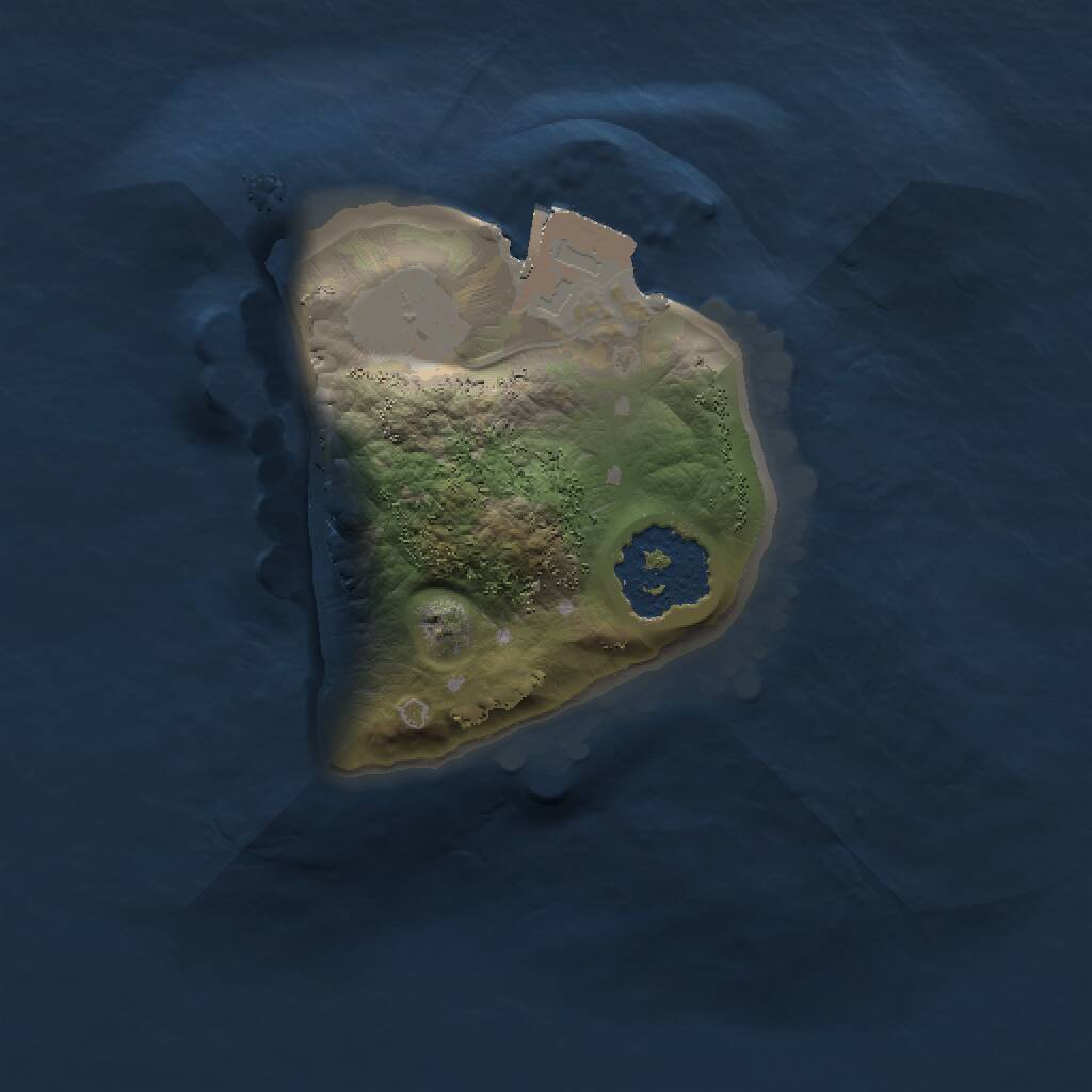 Rust Map: Procedural Map, Size: 1200, Seed: 2234, 1 Monuments