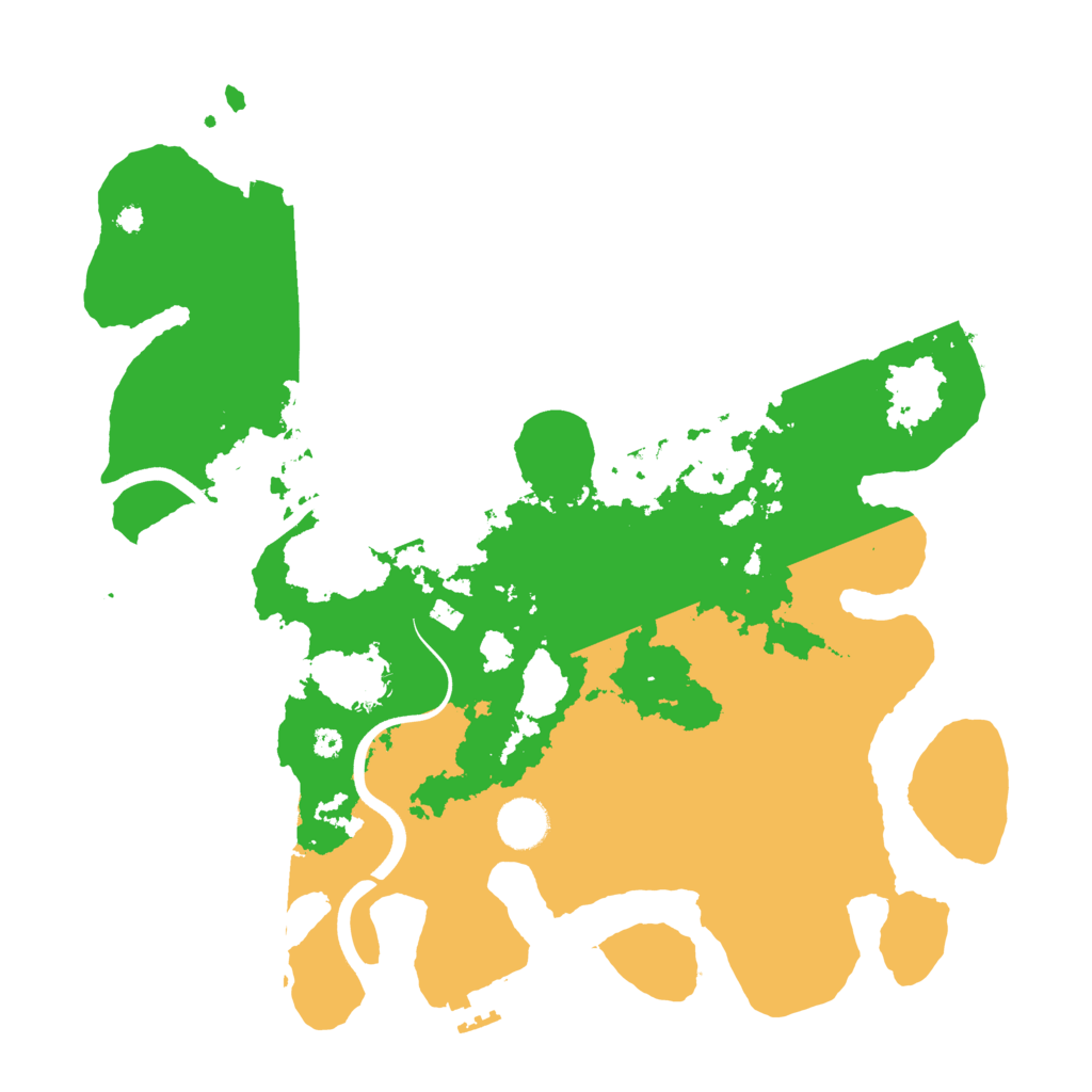 Biome Rust Map: Procedural Map, Size: 3750, Seed: 390563743