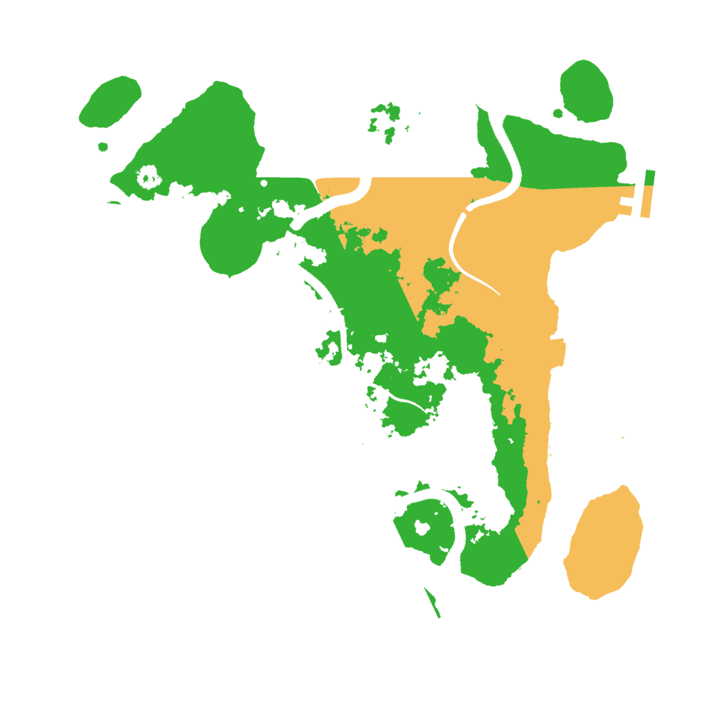 Biome Rust Map: Procedural Map, Size: 3000, Seed: 1678614476