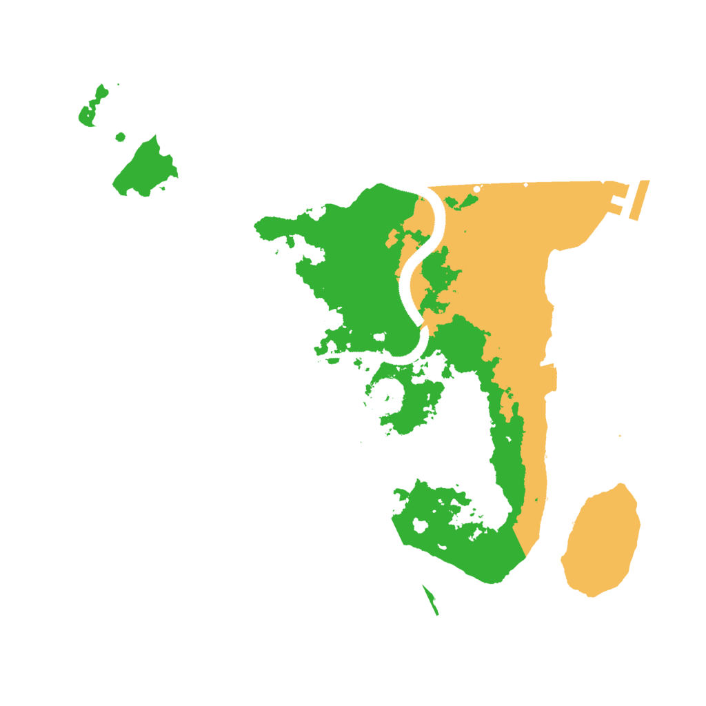 Biome Rust Map: Procedural Map, Size: 3000, Seed: 1678614476