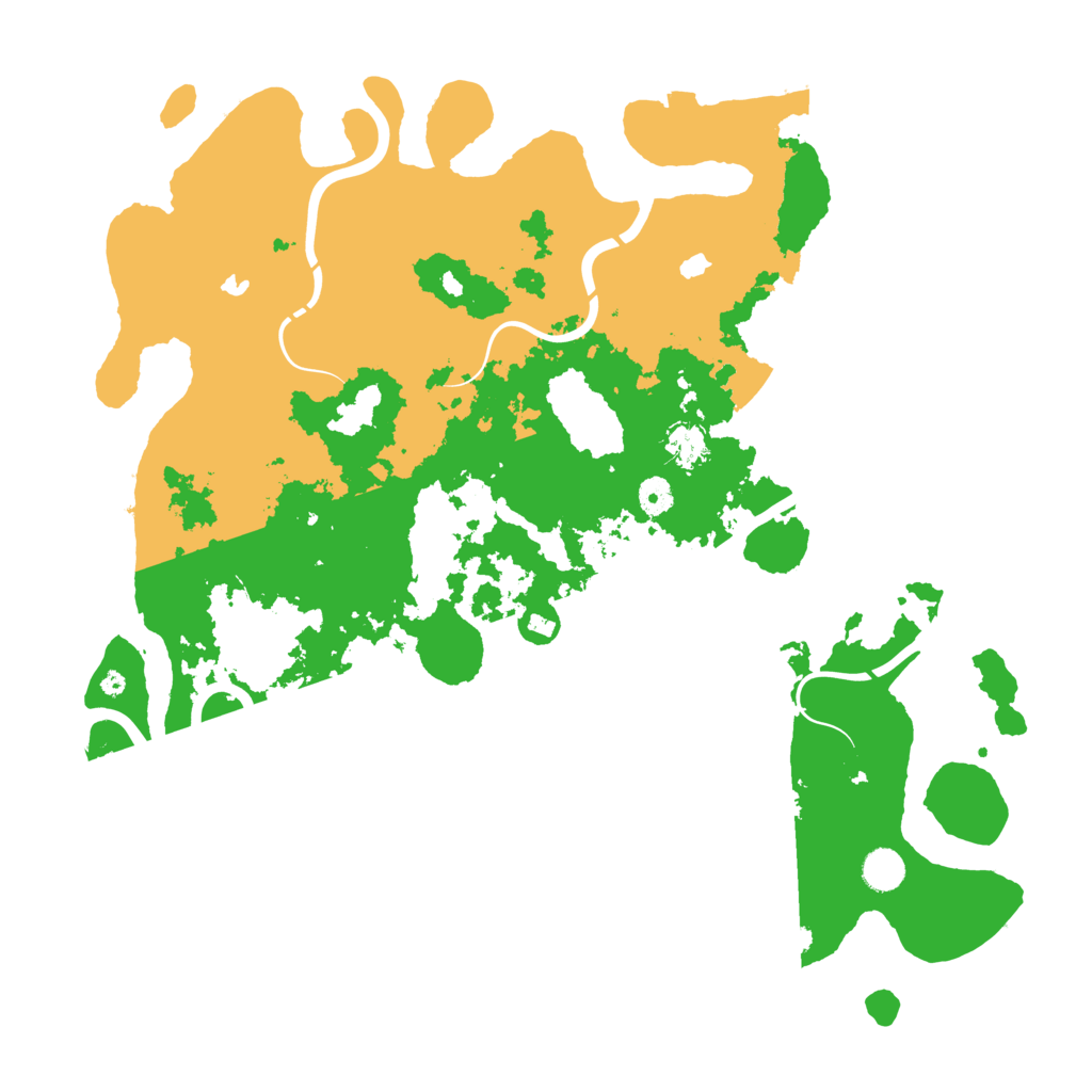 Biome Rust Map: Procedural Map, Size: 4500, Seed: 1257077042