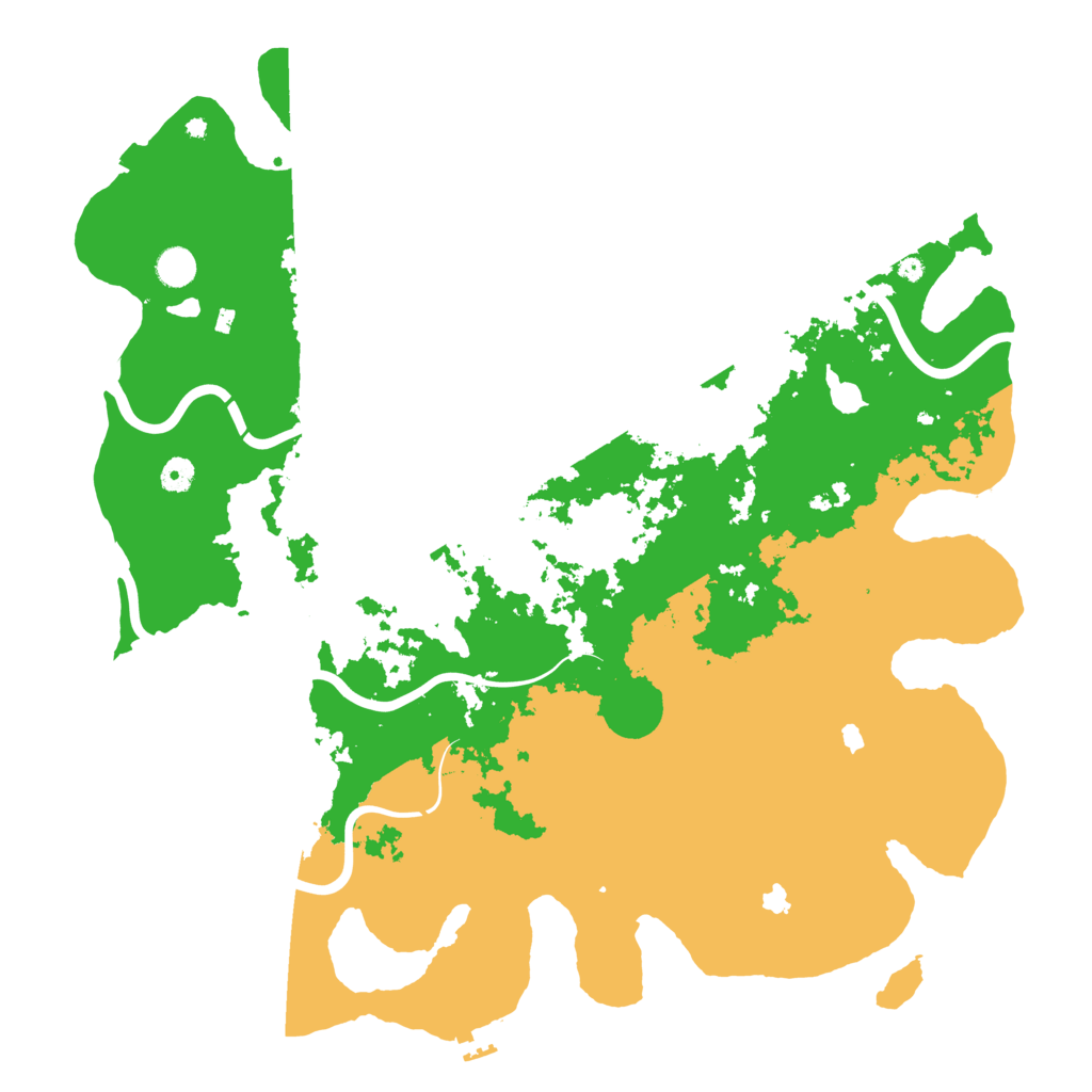 Biome Rust Map: Procedural Map, Size: 4800, Seed: 1243650392