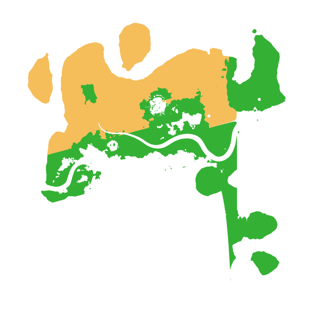 Biome Rust Map: Procedural Map, Size: 3000, Seed: 8764135