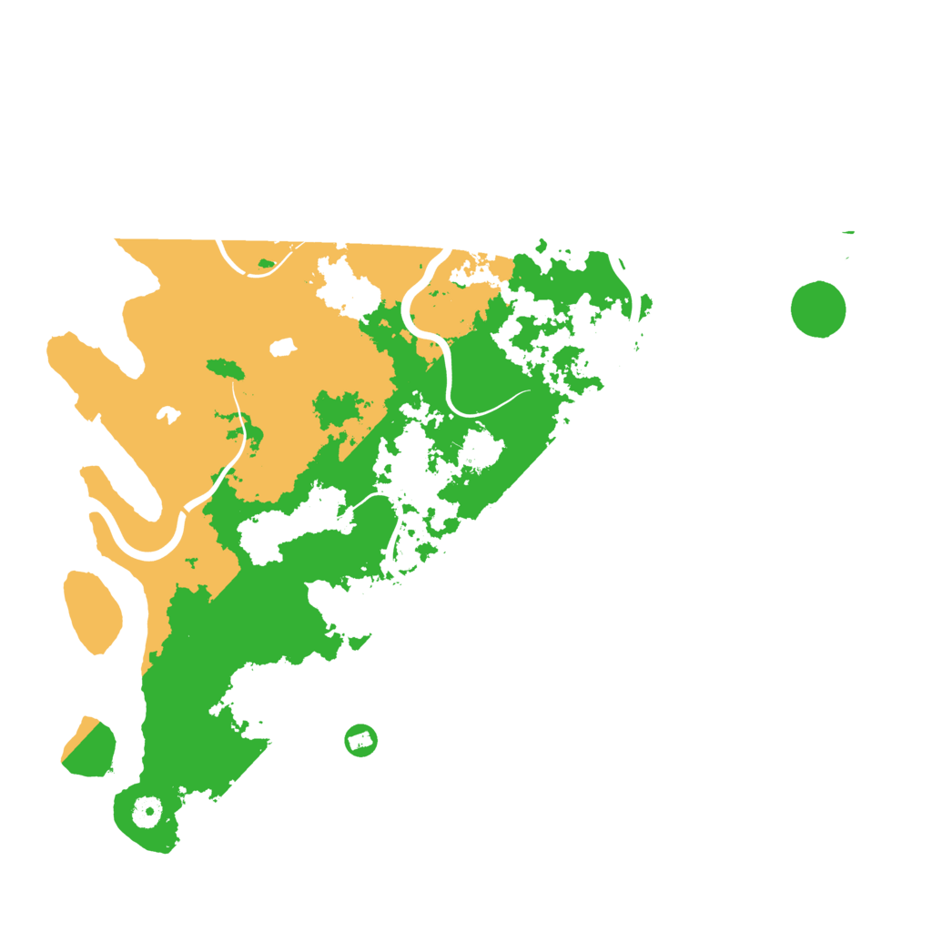 Biome Rust Map: Procedural Map, Size: 4500, Seed: 1210034238