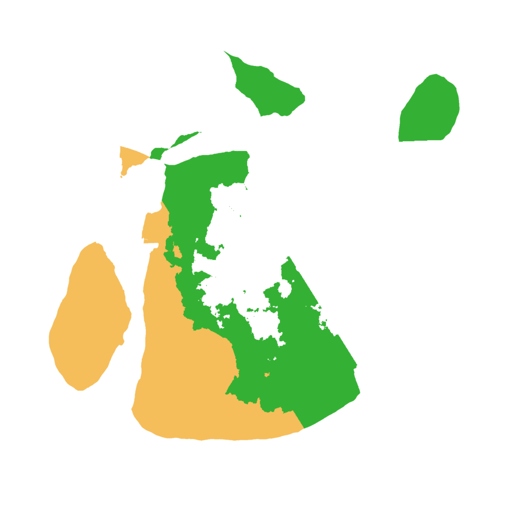 Biome Rust Map: Procedural Map, Size: 2000, Seed: 919425949