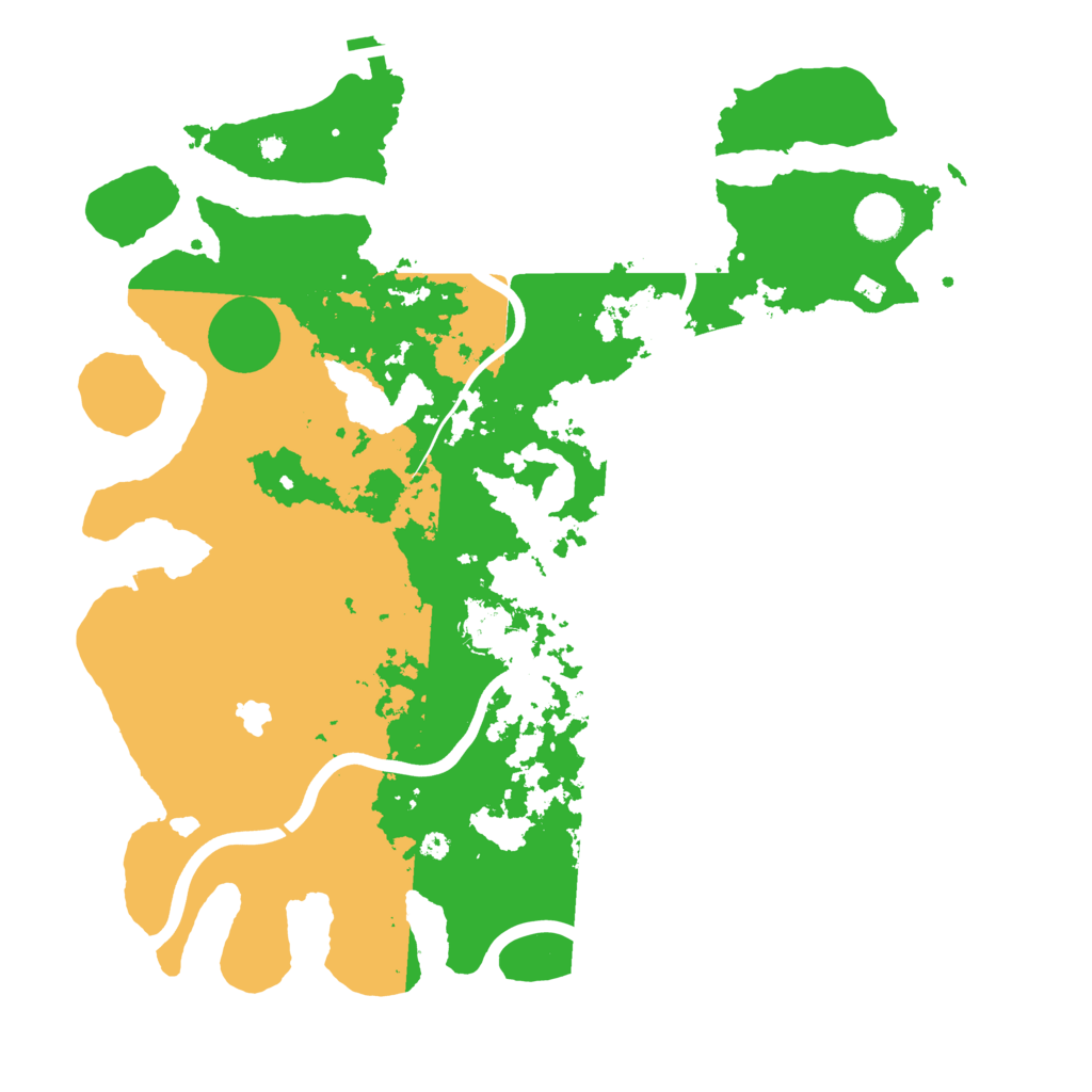 Biome Rust Map: Procedural Map, Size: 4000, Seed: 351487