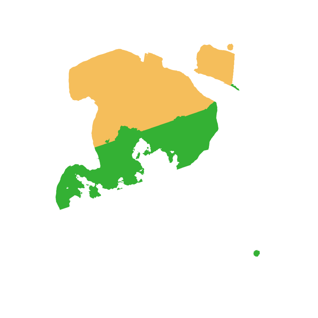 Biome Rust Map: Procedural Map, Size: 2000, Seed: 12423132