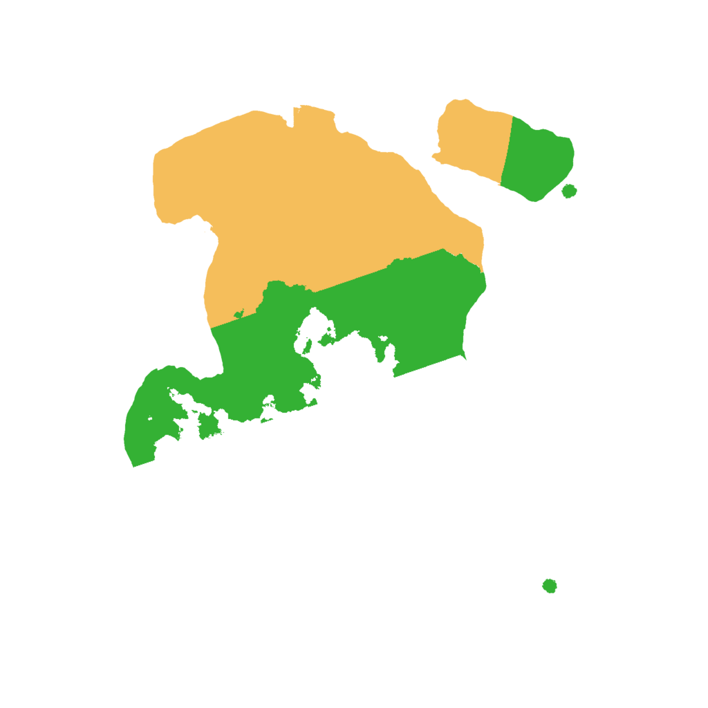 Biome Rust Map: Procedural Map, Size: 2000, Seed: 12423132