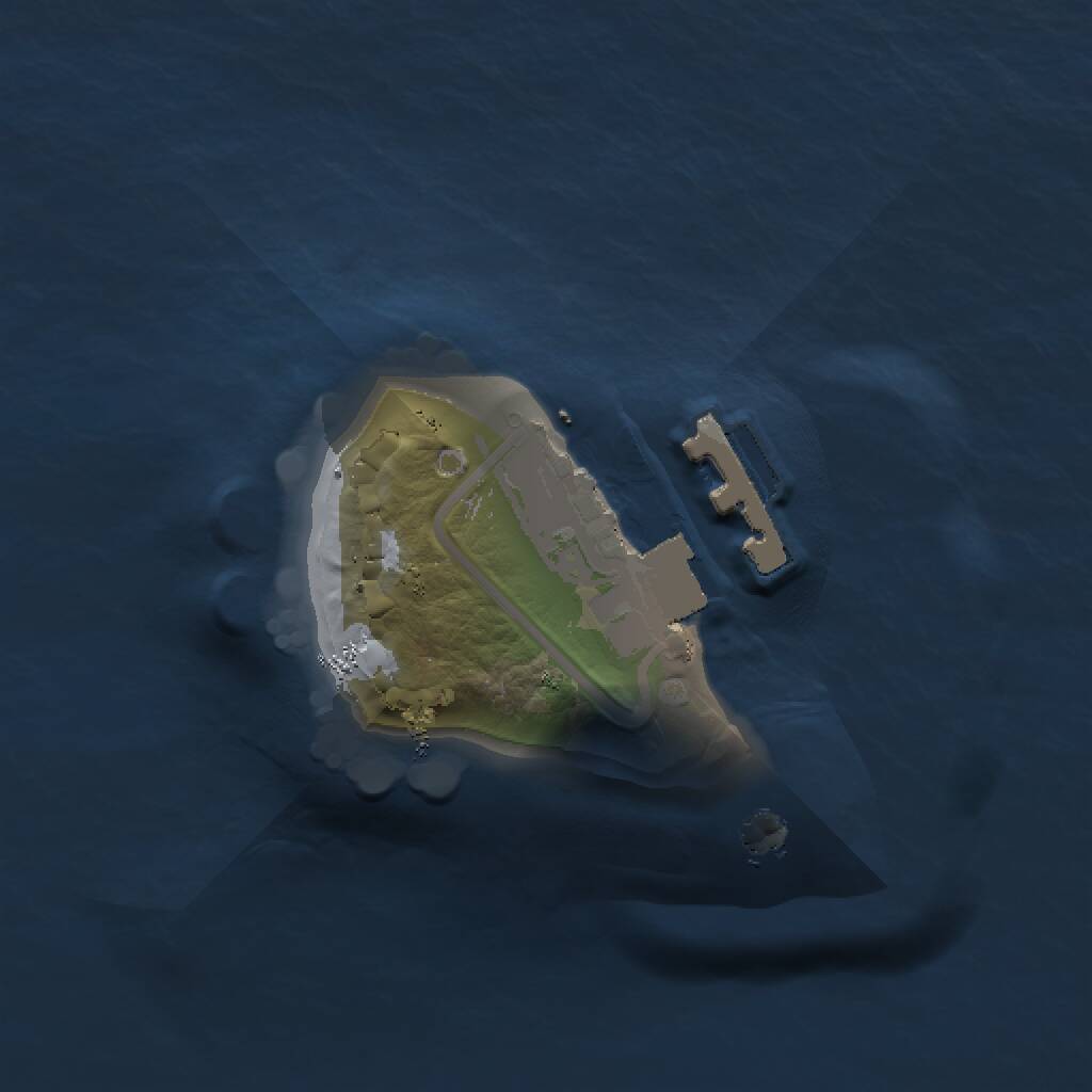 Rust Map: Procedural Map, Size: 1000, Seed: 847944995, 2 Monuments