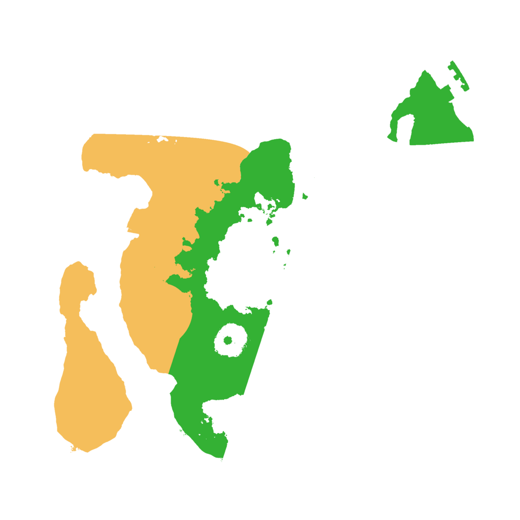 Biome Rust Map: Procedural Map, Size: 2400, Seed: 974713853