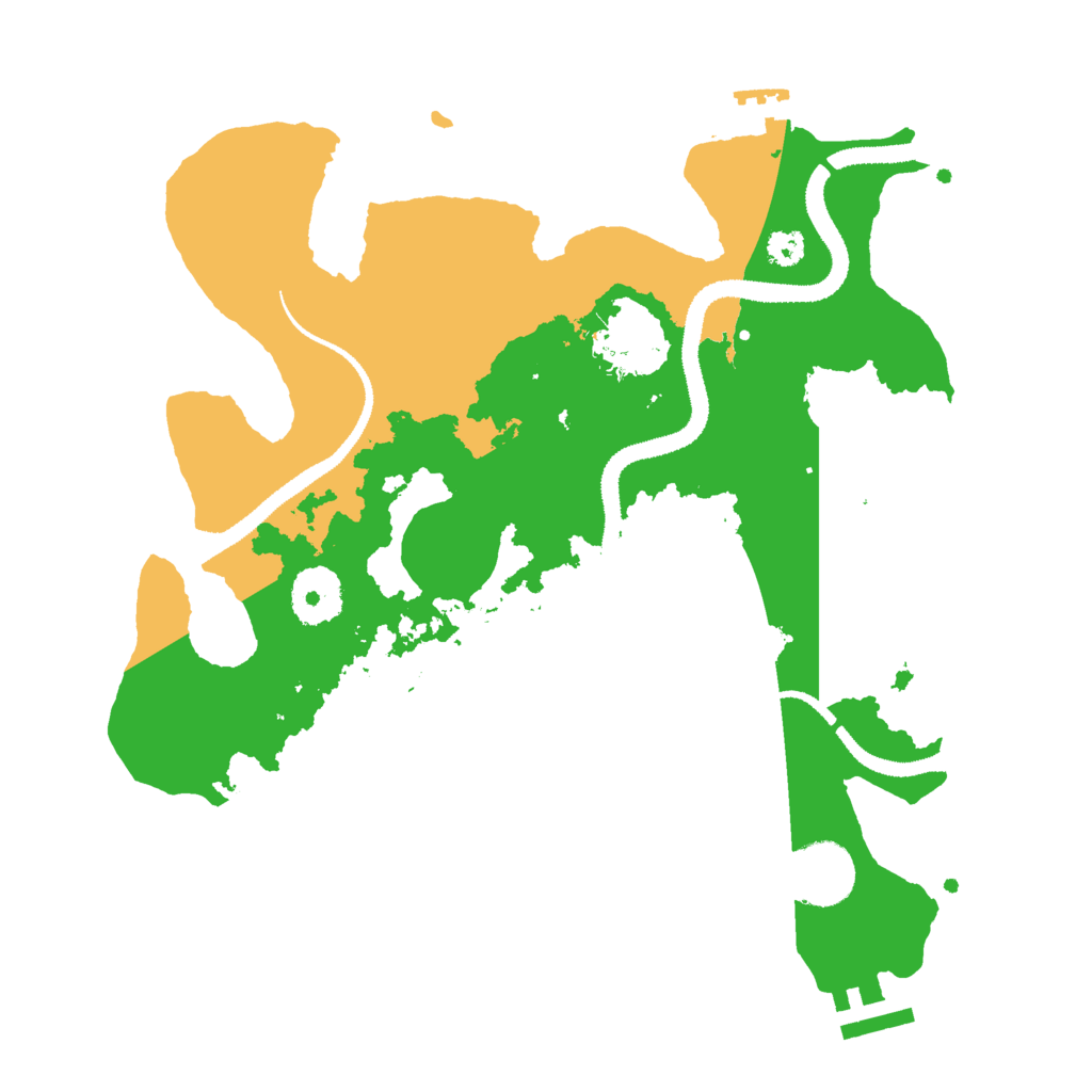 Biome Rust Map: Procedural Map, Size: 3000, Seed: 4897316