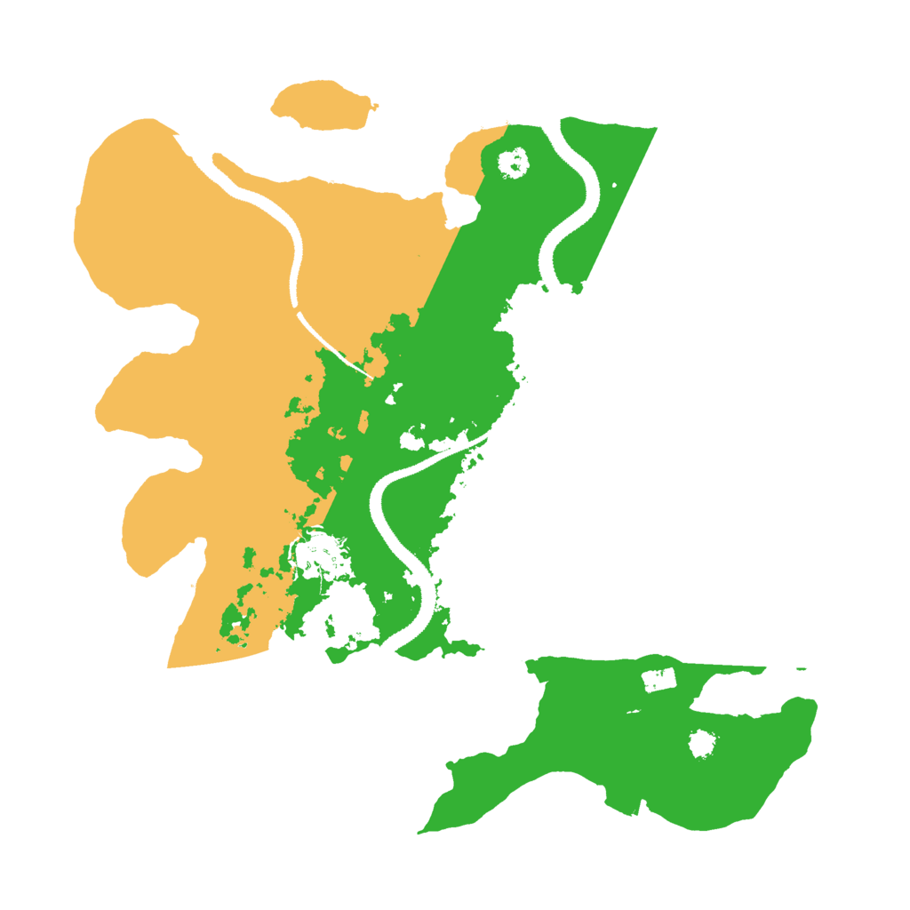 Biome Rust Map: Procedural Map, Size: 3000, Seed: 387618900