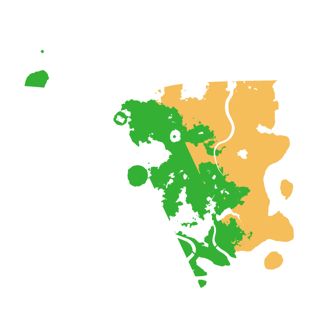 Biome Rust Map: Procedural Map, Size: 4096, Seed: 121