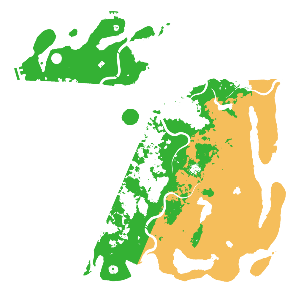 Biome Rust Map: Procedural Map, Size: 5000, Seed: 835175184
