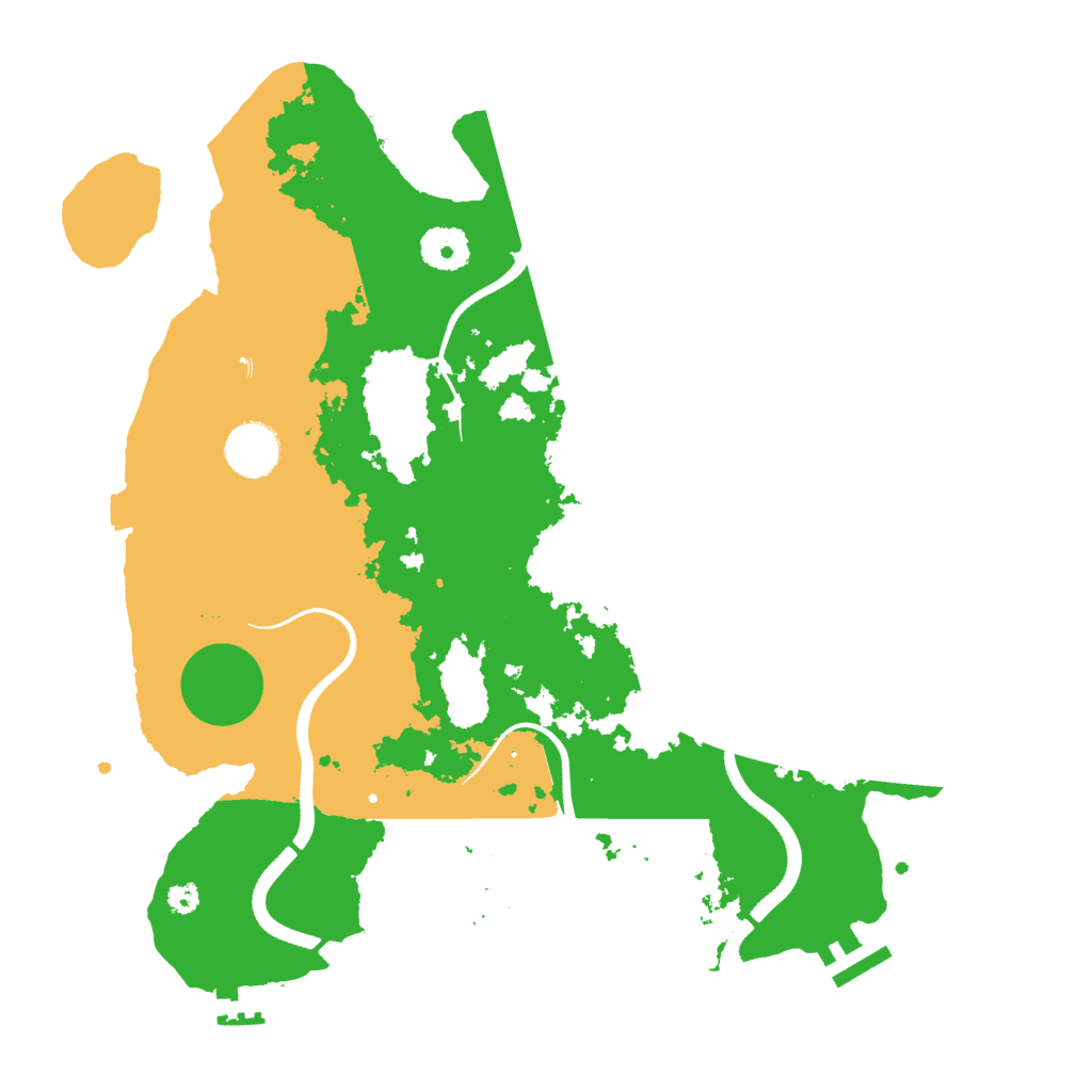 Biome Rust Map: Procedural Map, Size: 3500, Seed: 1614937015