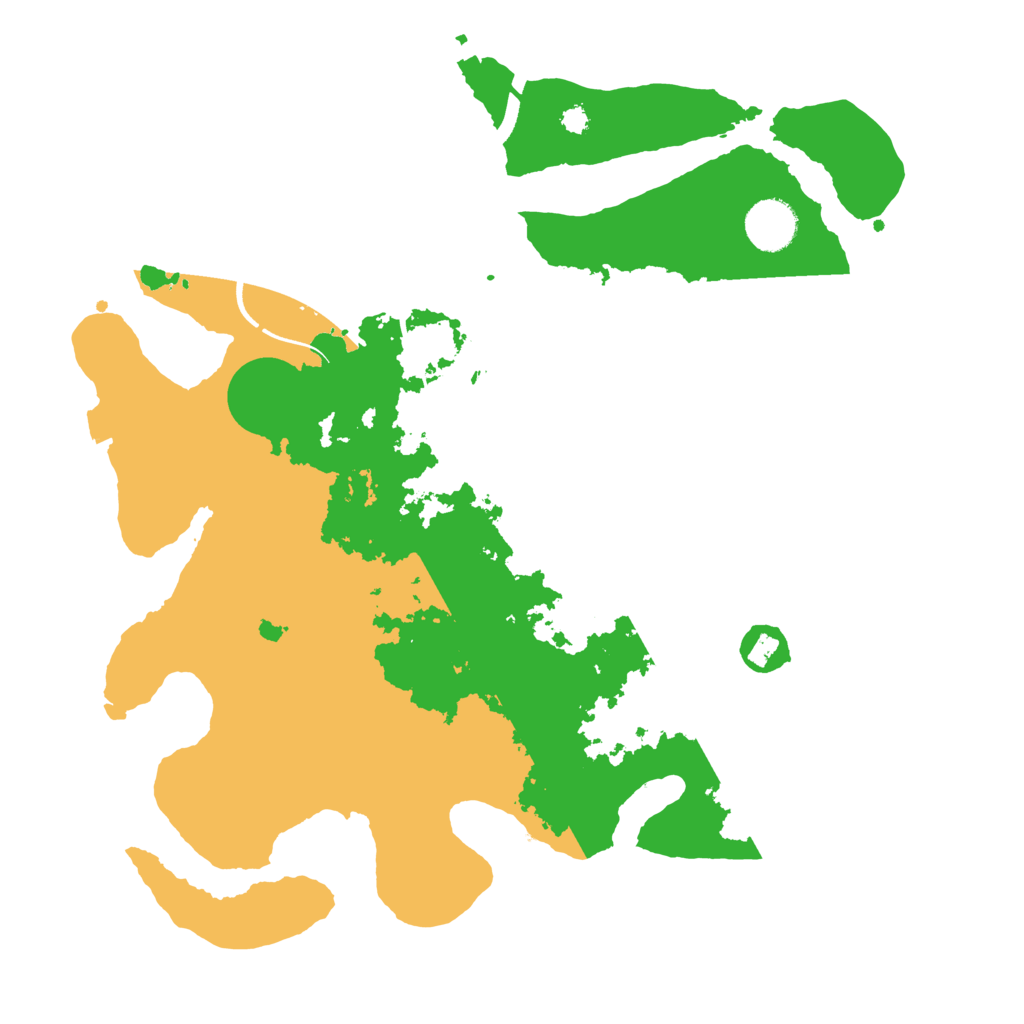 Biome Rust Map: Procedural Map, Size: 3500, Seed: 72569110