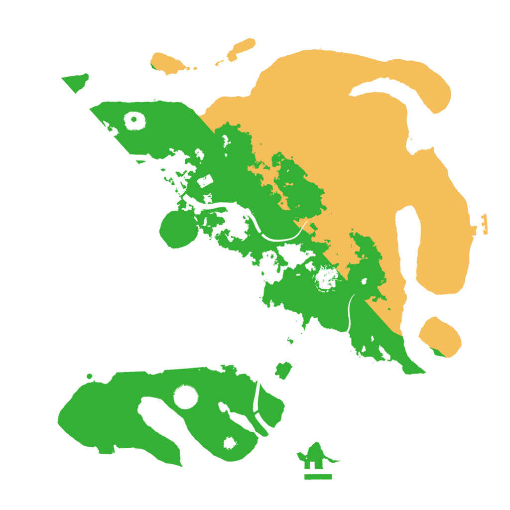 Biome Rust Map: Procedural Map, Size: 3750, Seed: 1387257799