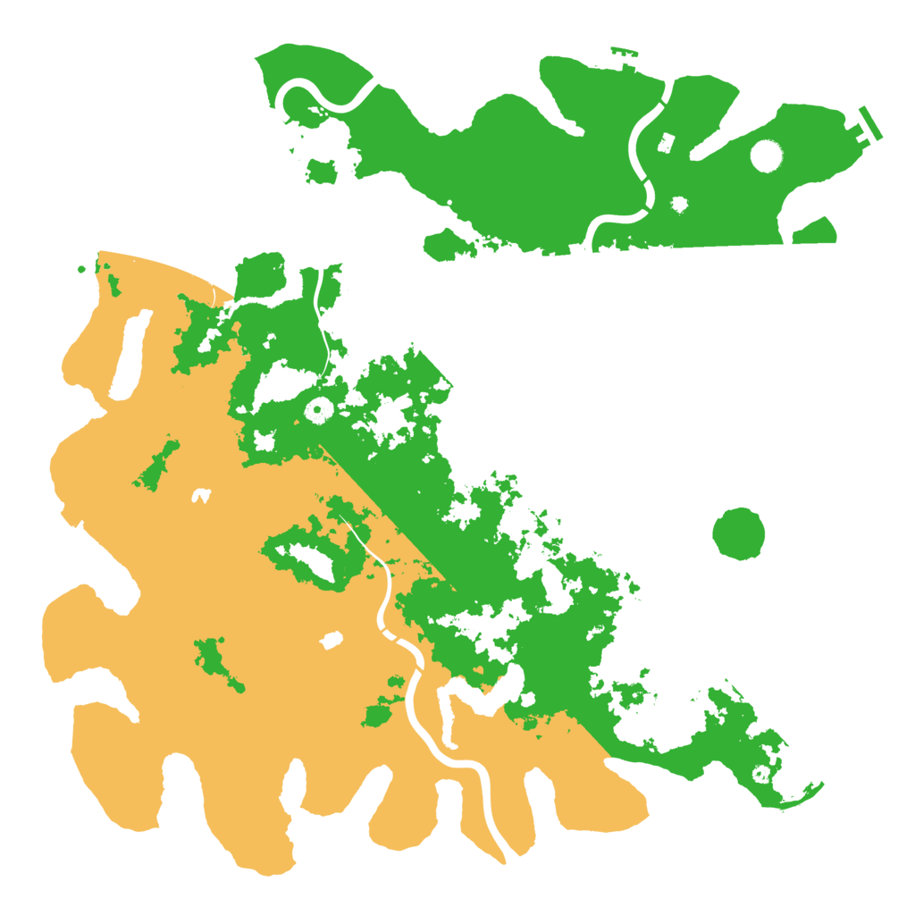 Biome Rust Map: Procedural Map, Size: 5000, Seed: 1835335415