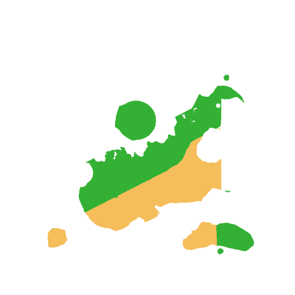 Biome Rust Map: Procedural Map, Size: 2000, Seed: 1555884444