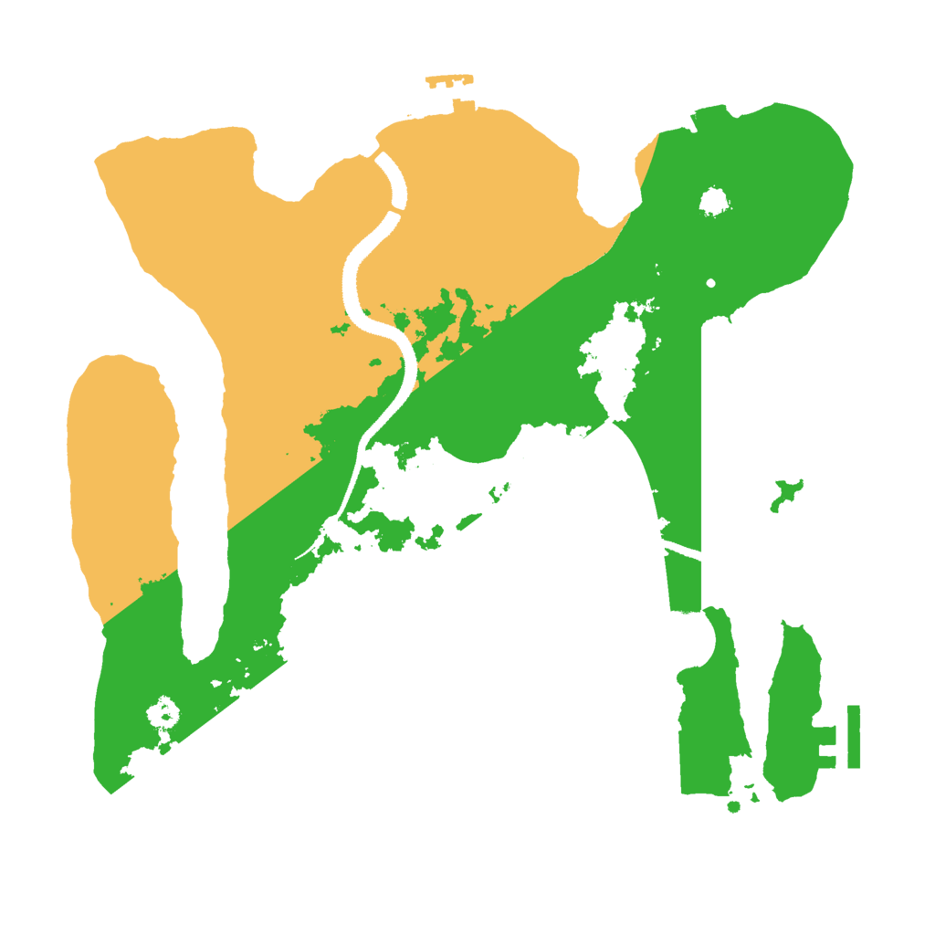 Biome Rust Map: Procedural Map, Size: 3000, Seed: 1384275530