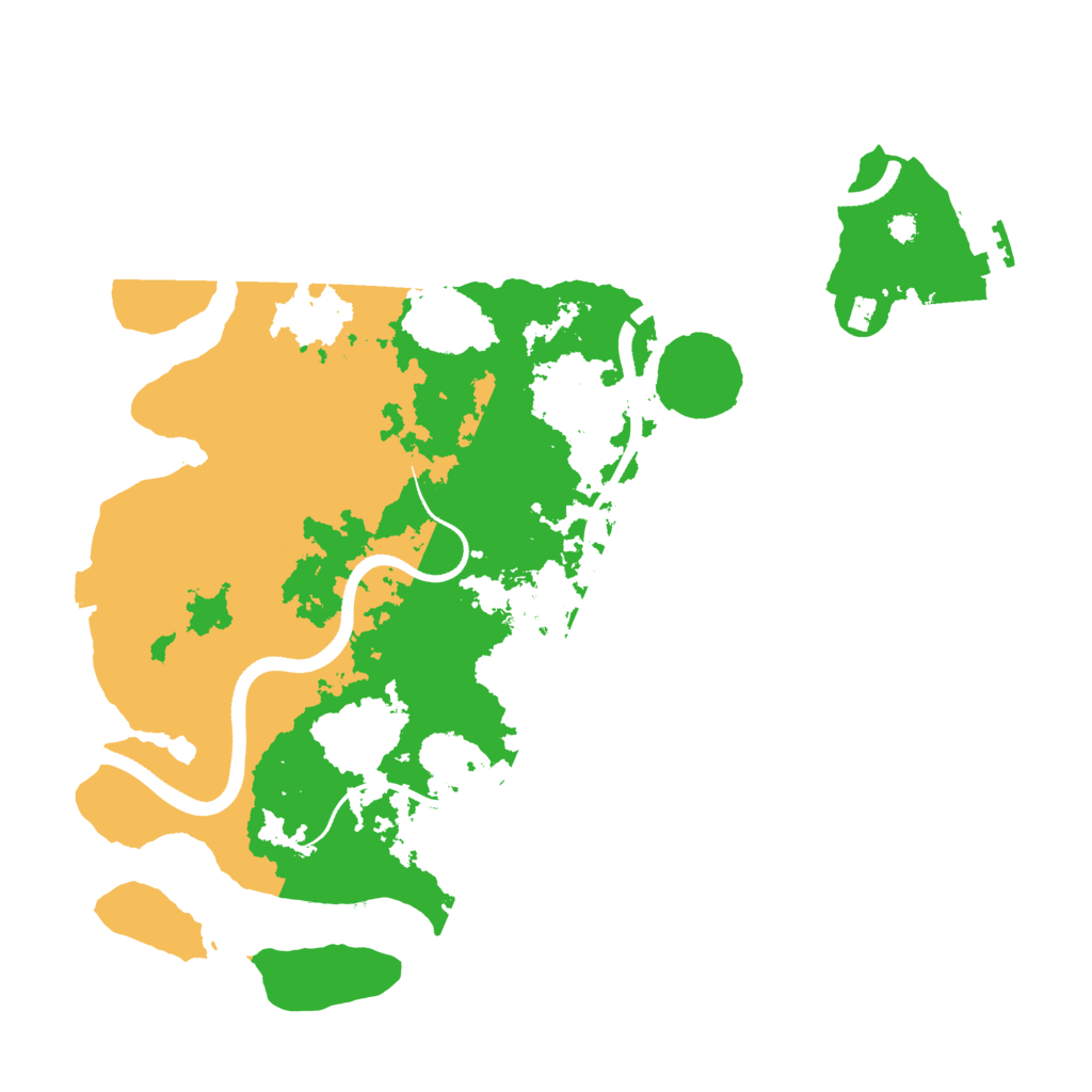 Biome Rust Map: Procedural Map, Size: 3500, Seed: 344249693