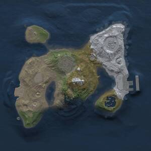 Thumbnail Rust Map: Procedural Map, Size: 2000, Seed: 89924, 6 Monuments