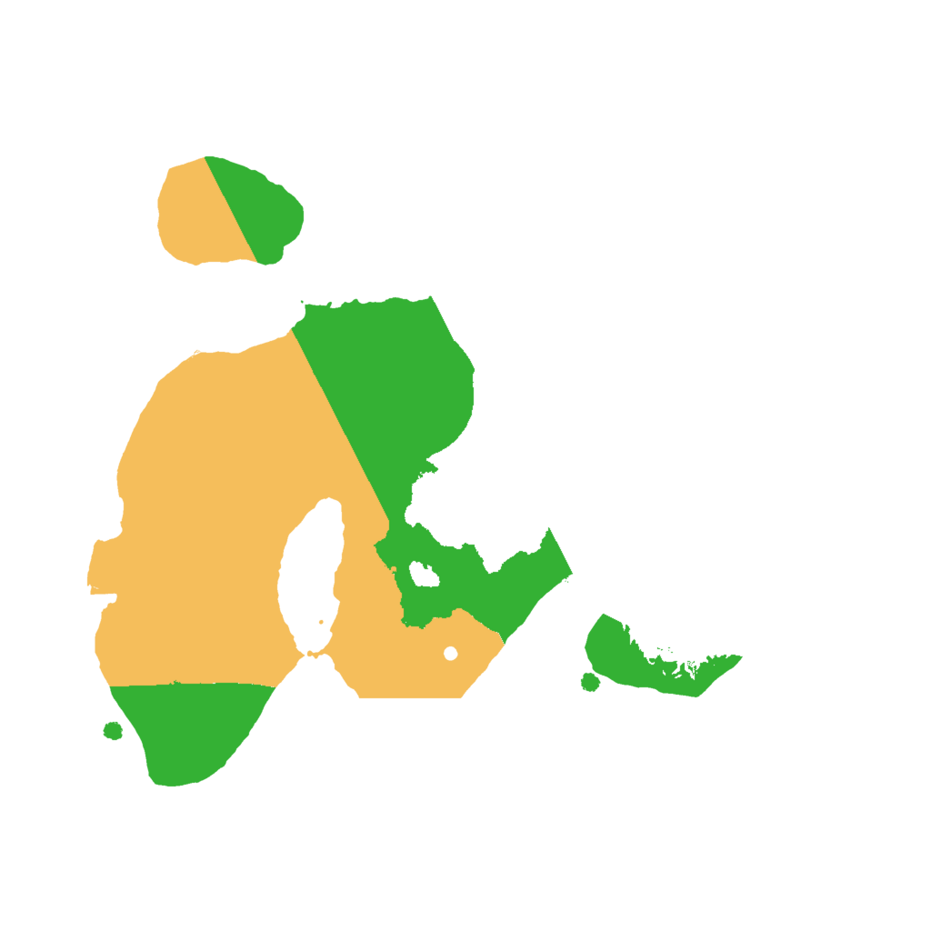 Biome Rust Map: Procedural Map, Size: 2000, Seed: 89924