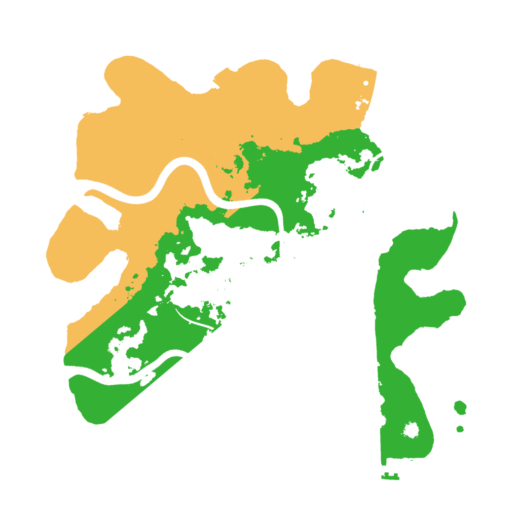 Biome Rust Map: Procedural Map, Size: 3000, Seed: 379197911