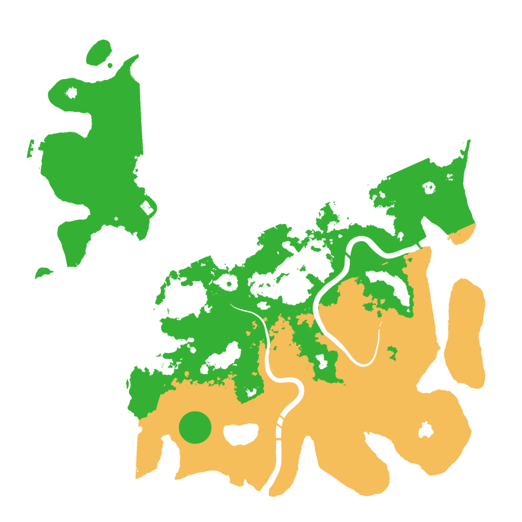 Biome Rust Map: Procedural Map, Size: 4250, Seed: 1859307387