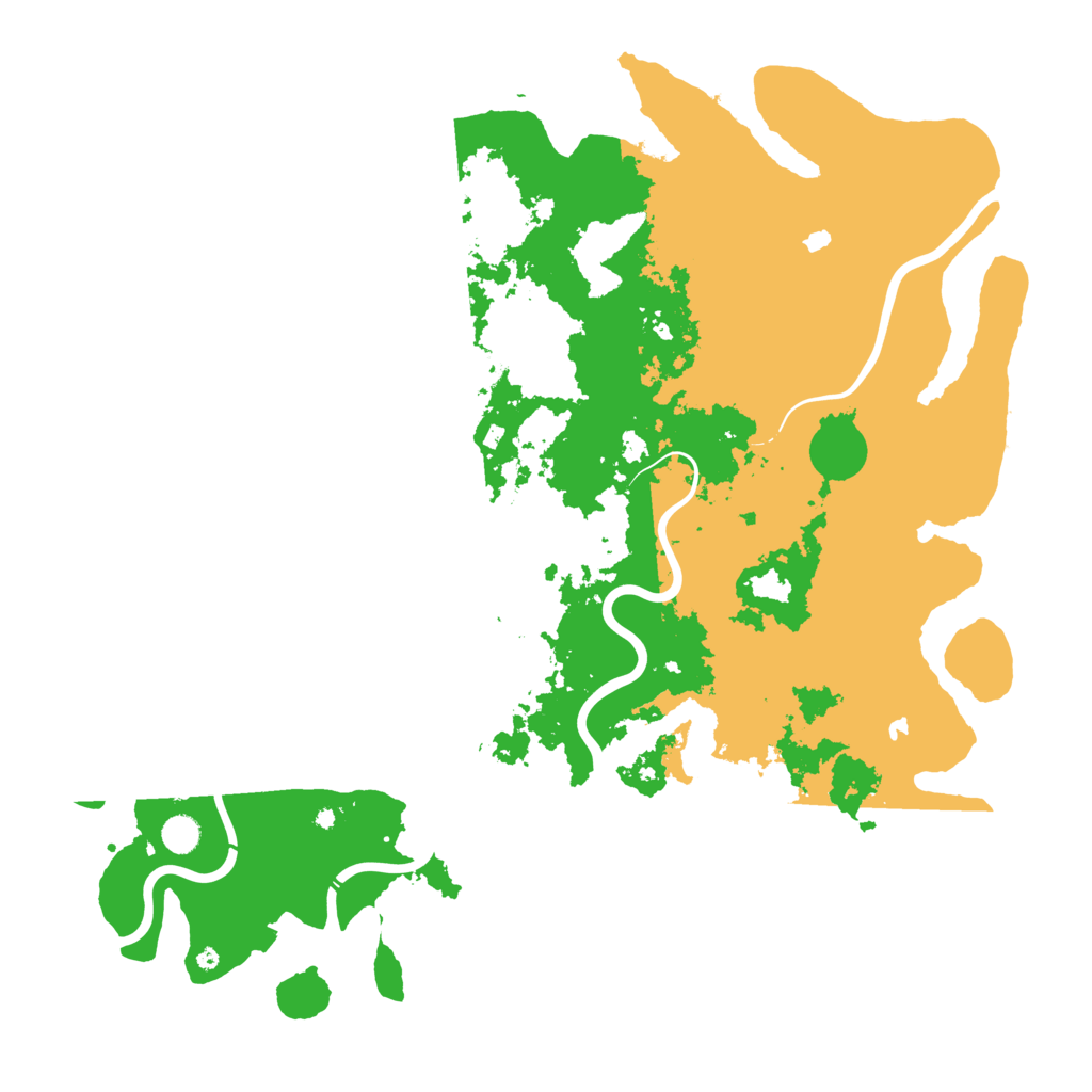 Biome Rust Map: Procedural Map, Size: 5000, Seed: 1148142490