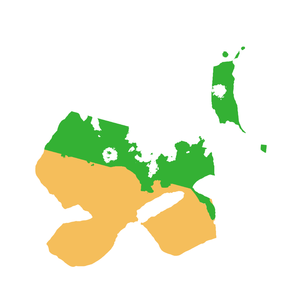 Biome Rust Map: Procedural Map, Size: 2000, Seed: 2360186