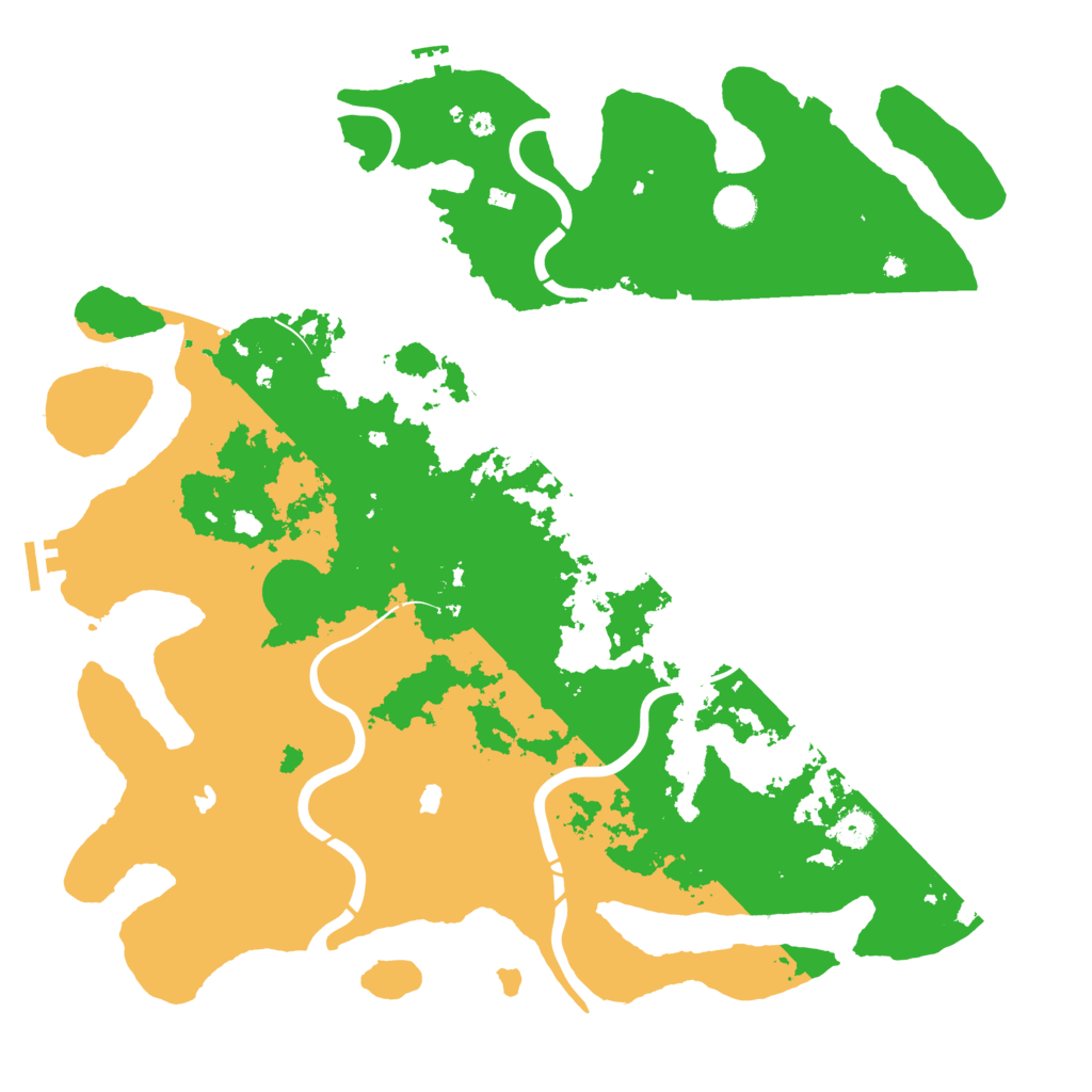 Biome Rust Map: Procedural Map, Size: 4500, Seed: 557394161