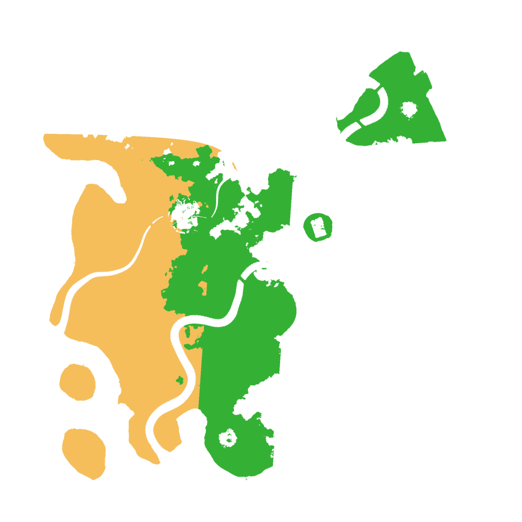 Biome Rust Map: Procedural Map, Size: 3000, Seed: 2057664674