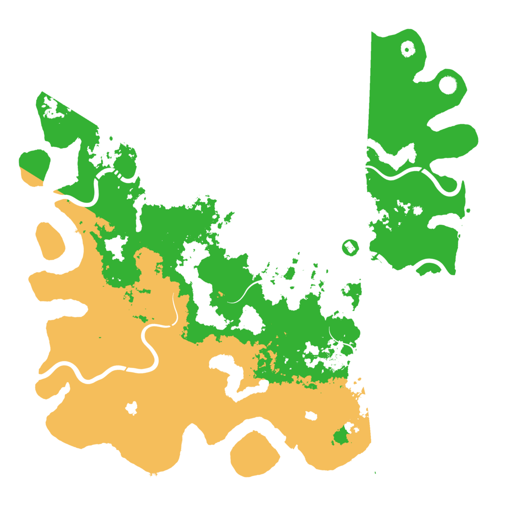 Biome Rust Map: Procedural Map, Size: 5000, Seed: 7122