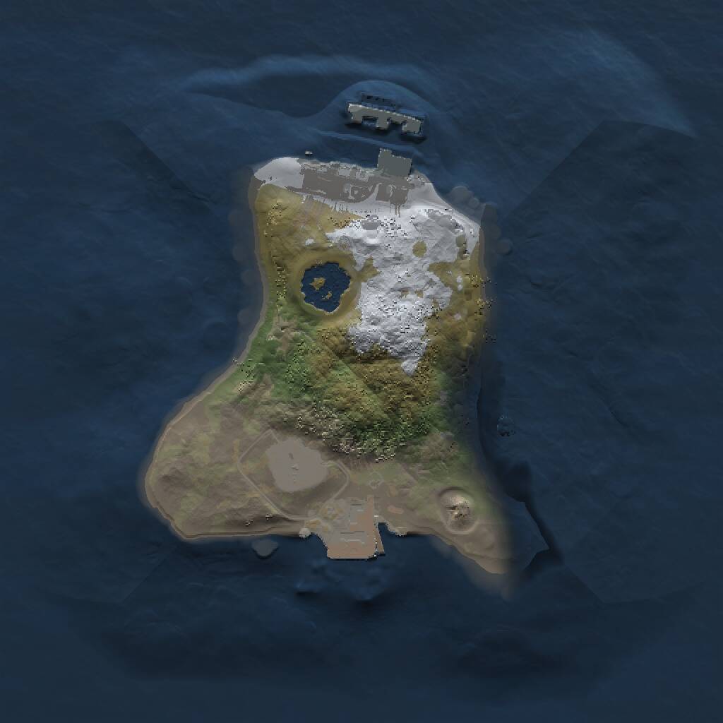 Rust Map: Procedural Map, Size: 1500, Seed: 656698663, 2 Monuments