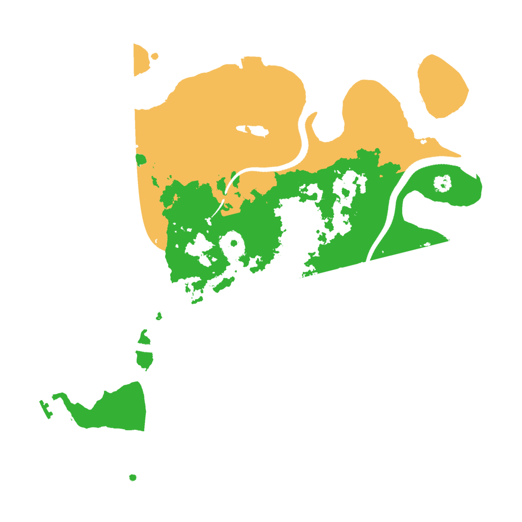 Biome Rust Map: Procedural Map, Size: 3000, Seed: 523020882