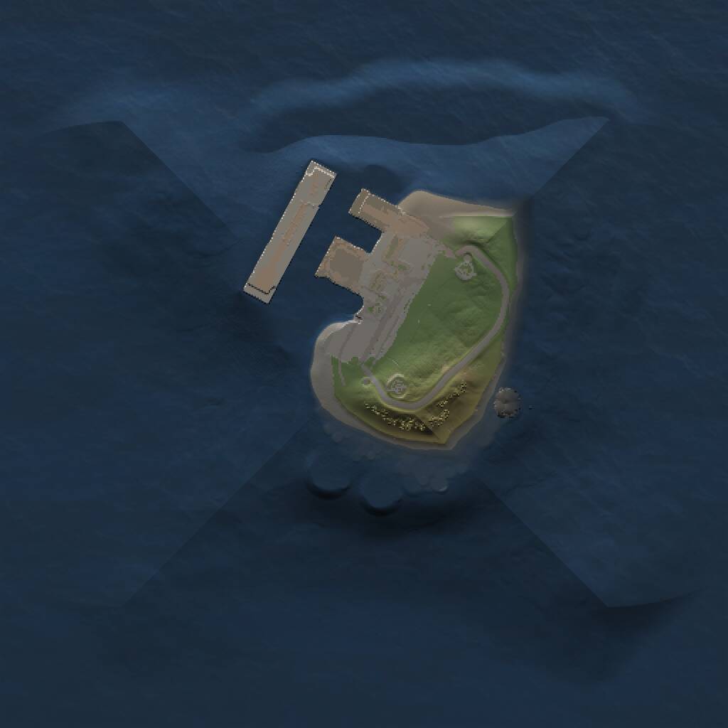 Rust Map: Procedural Map, Size: 1000, Seed: 432432243, 2 Monuments