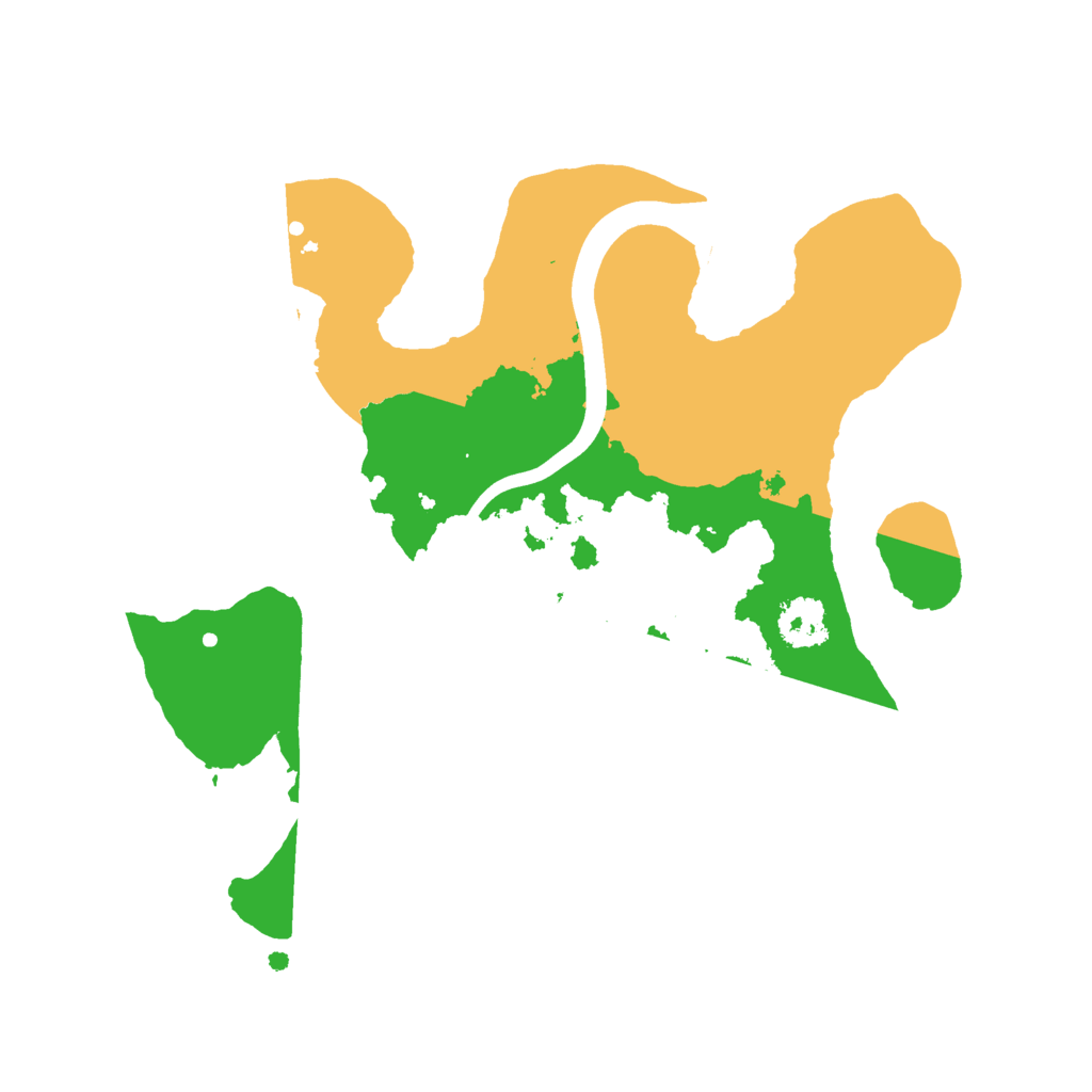 Biome Rust Map: Procedural Map, Size: 2200, Seed: 6263622