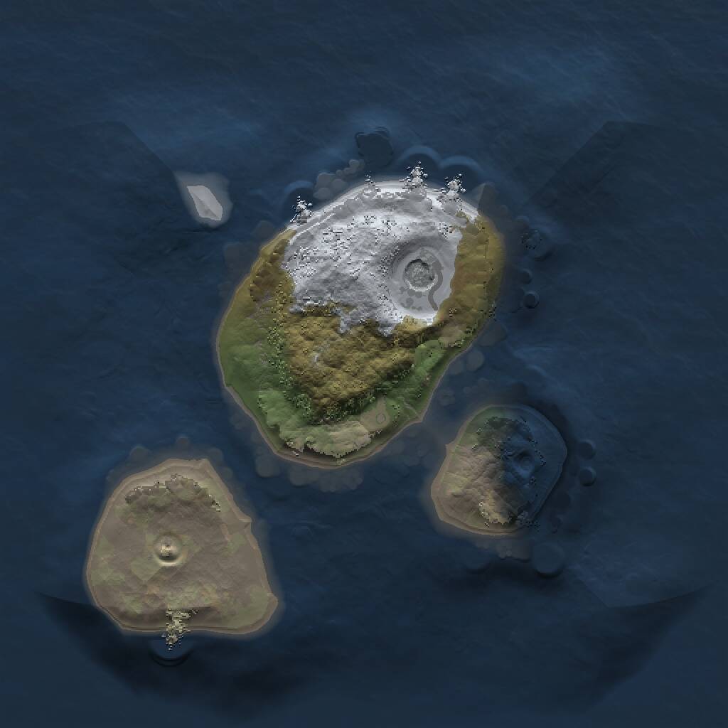 Rust Map: Procedural Map, Size: 1500, Seed: 17762077, 2 Monuments