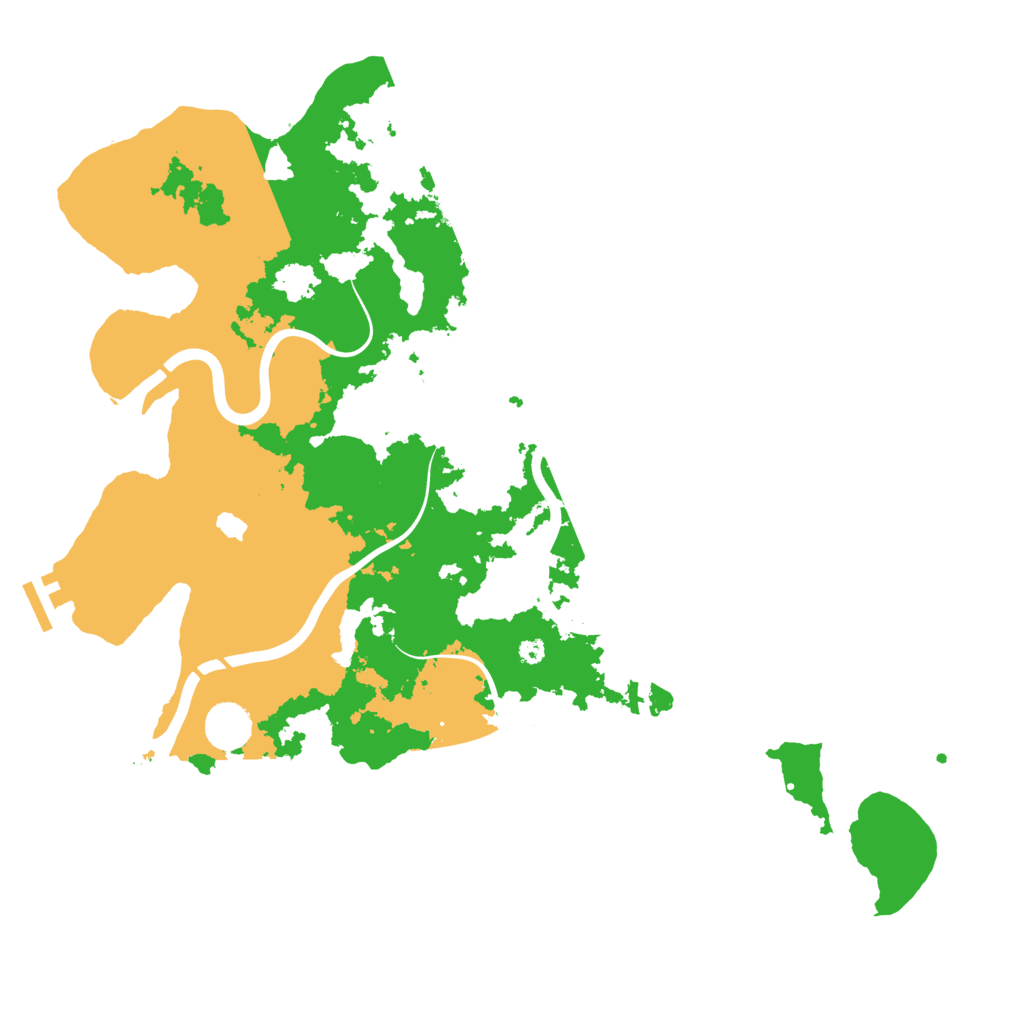 Biome Rust Map: Procedural Map, Size: 4000, Seed: 588432073