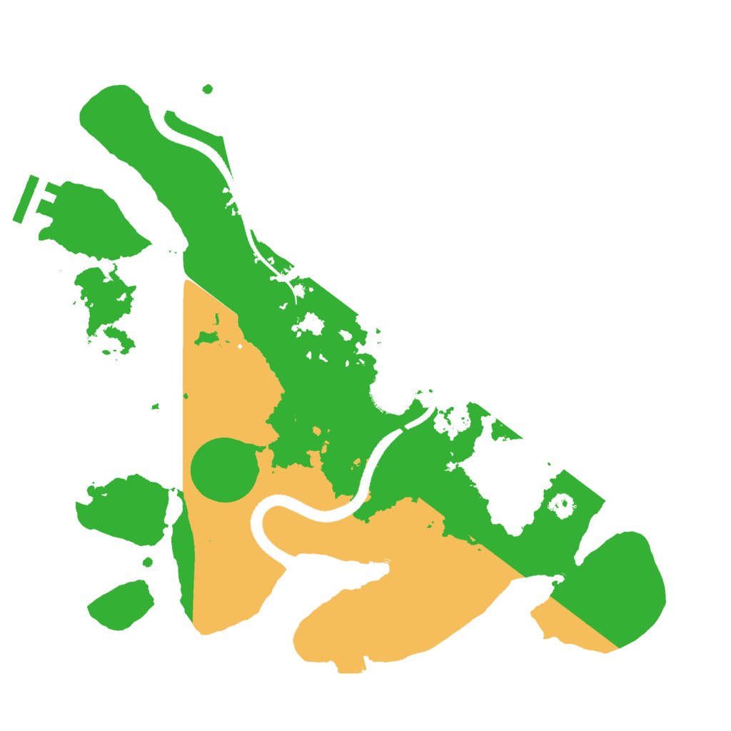 Biome Rust Map: Procedural Map, Size: 3000, Seed: 294334220