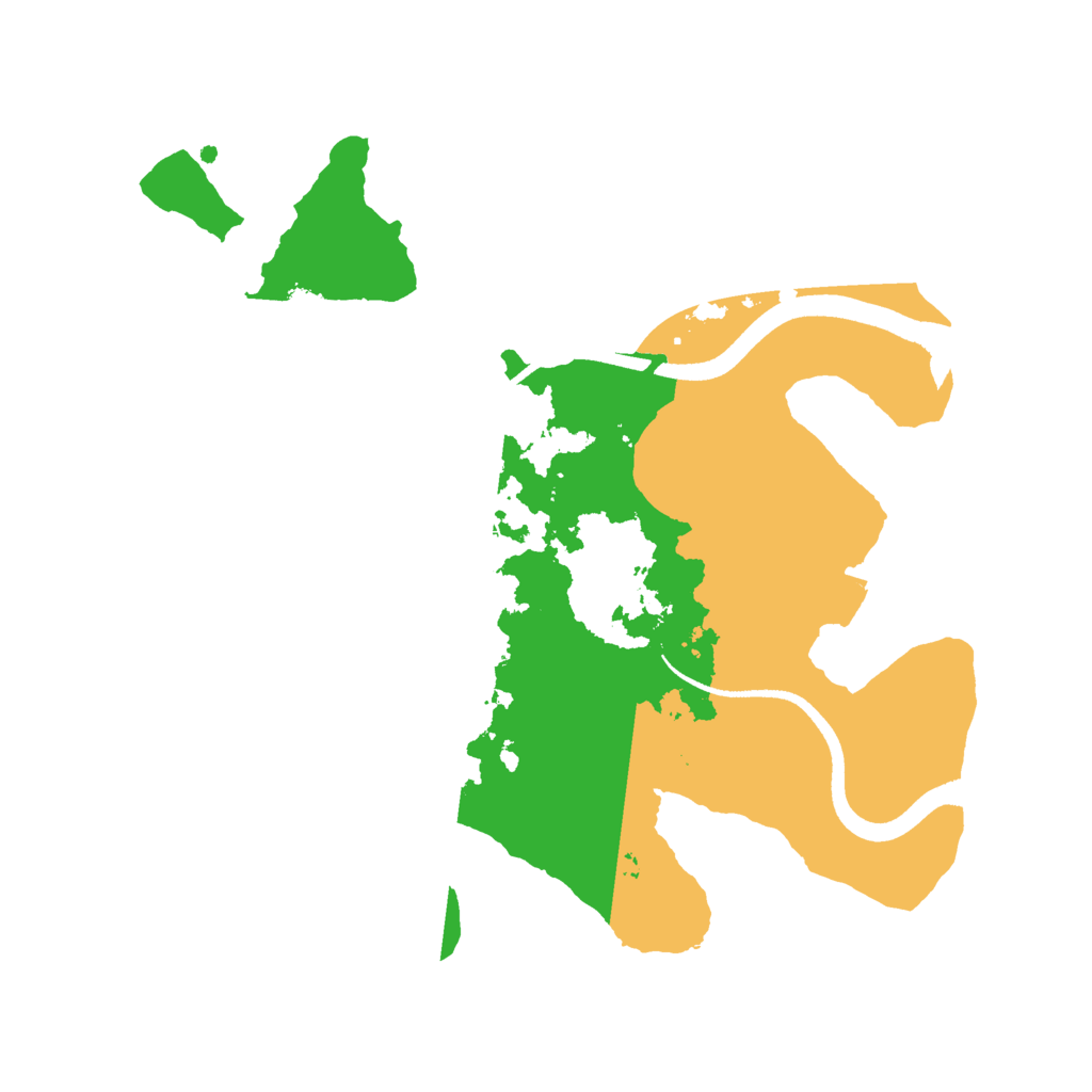 Biome Rust Map: Procedural Map, Size: 2500, Seed: 772434285