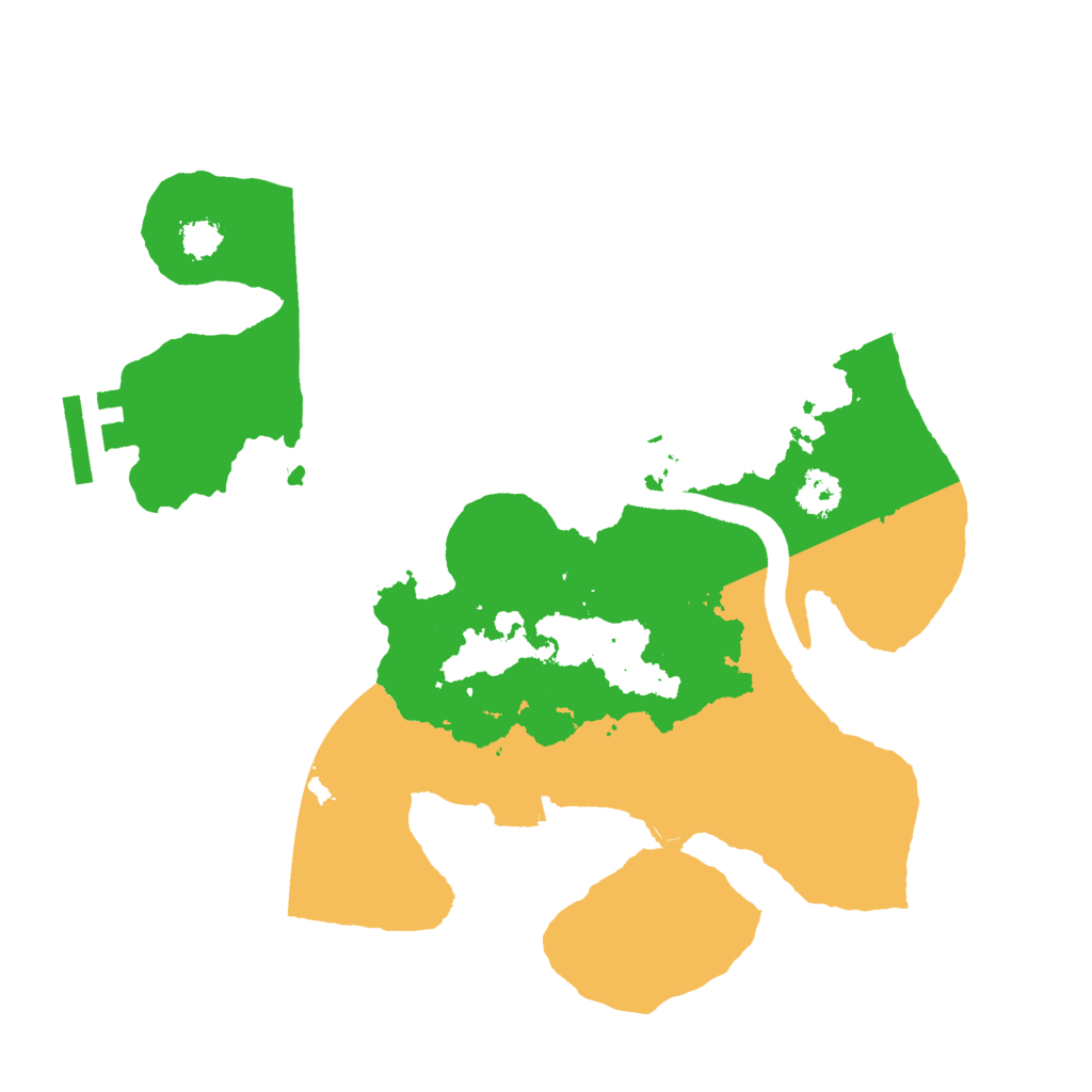 Biome Rust Map: Procedural Map, Size: 2500, Seed: 684202460