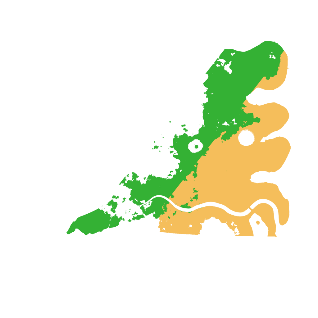 Biome Rust Map: Procedural Map, Size: 3500, Seed: 1005280013
