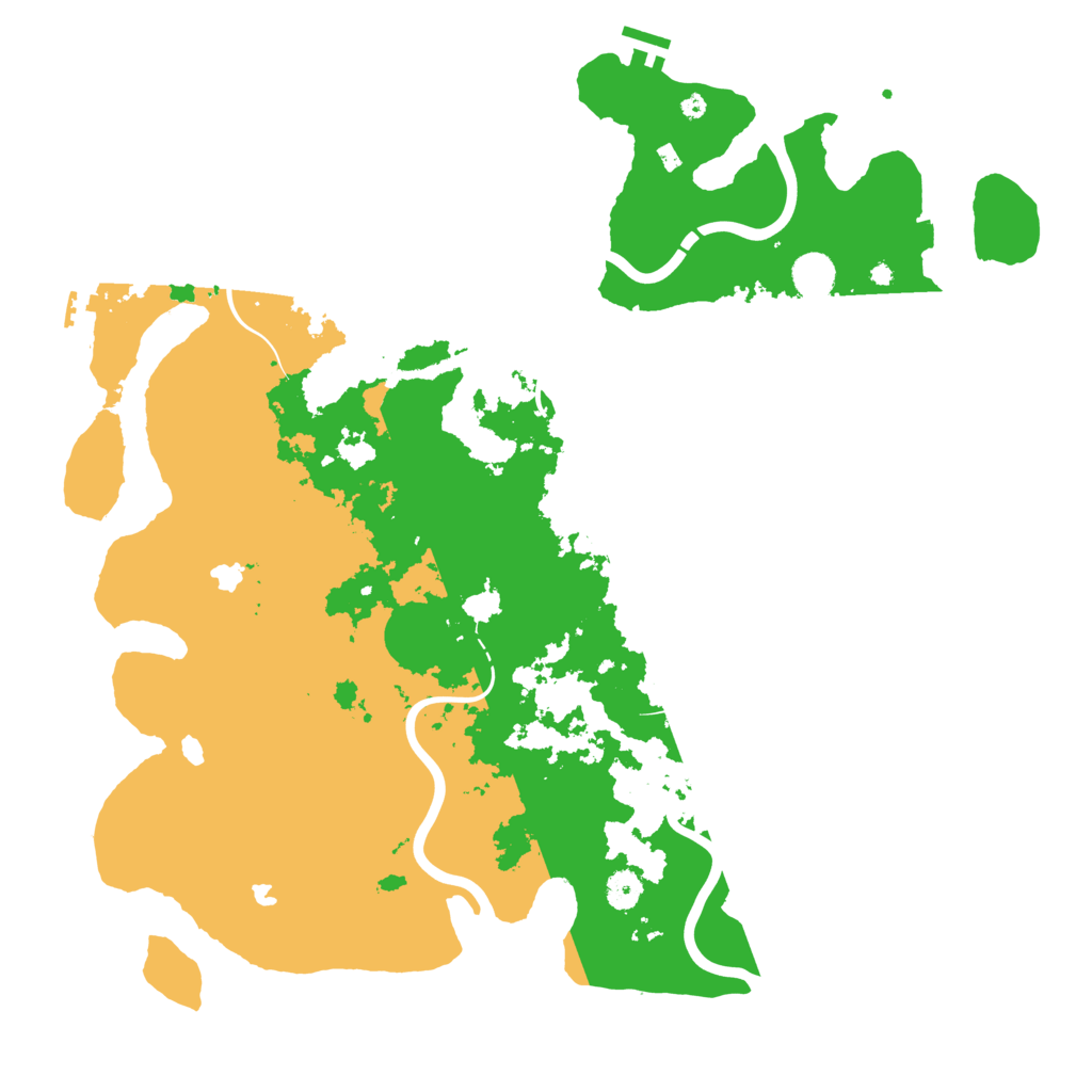 Biome Rust Map: Procedural Map, Size: 4500, Seed: 12647421