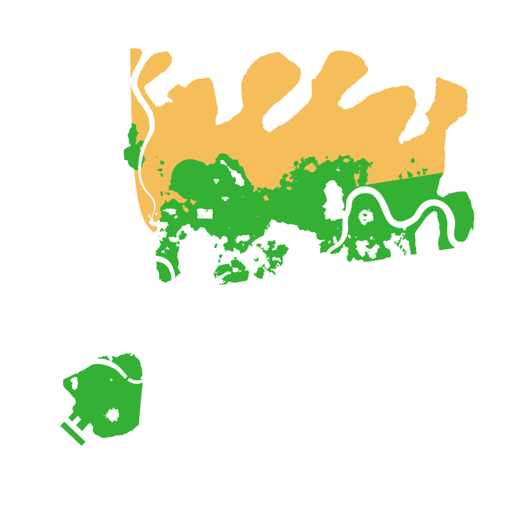 Biome Rust Map: Procedural Map, Size: 3500, Seed: 6773787