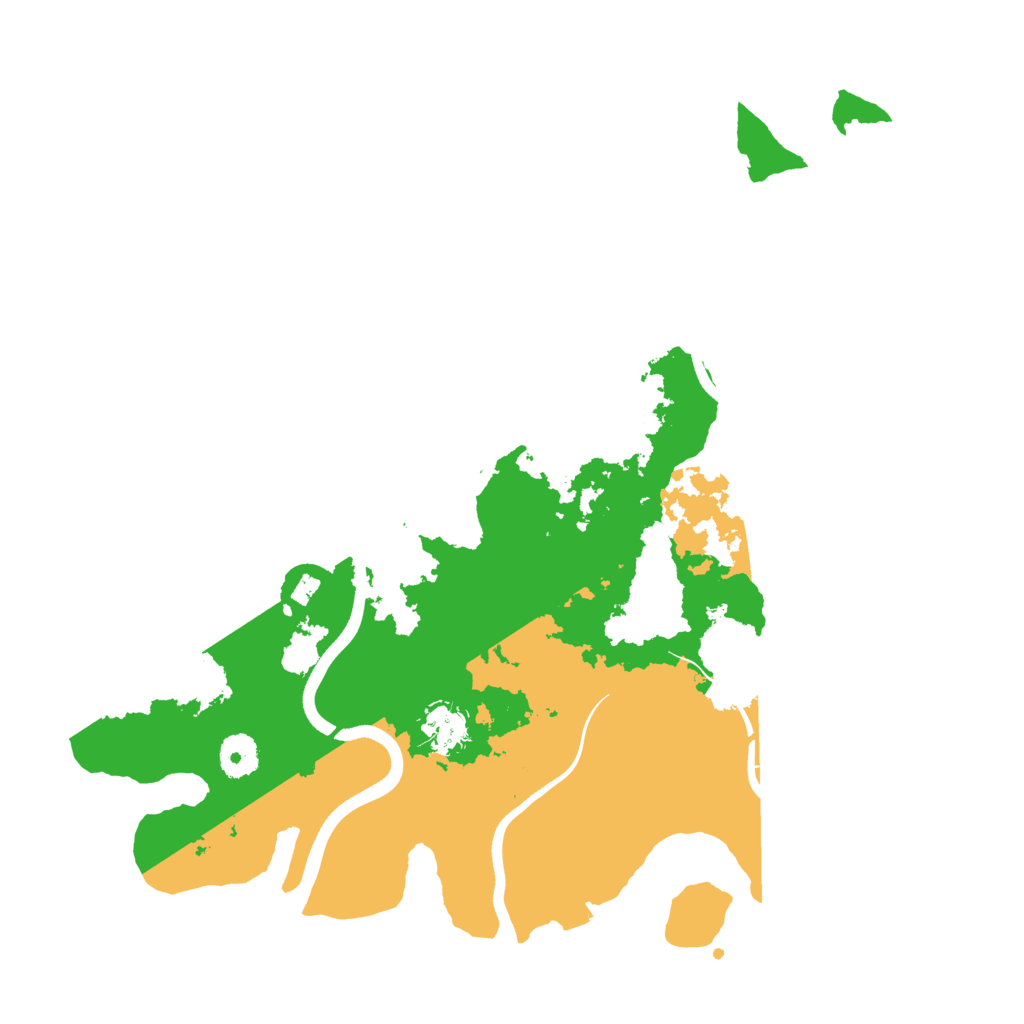 Biome Rust Map: Procedural Map, Size: 3700, Seed: 798391846