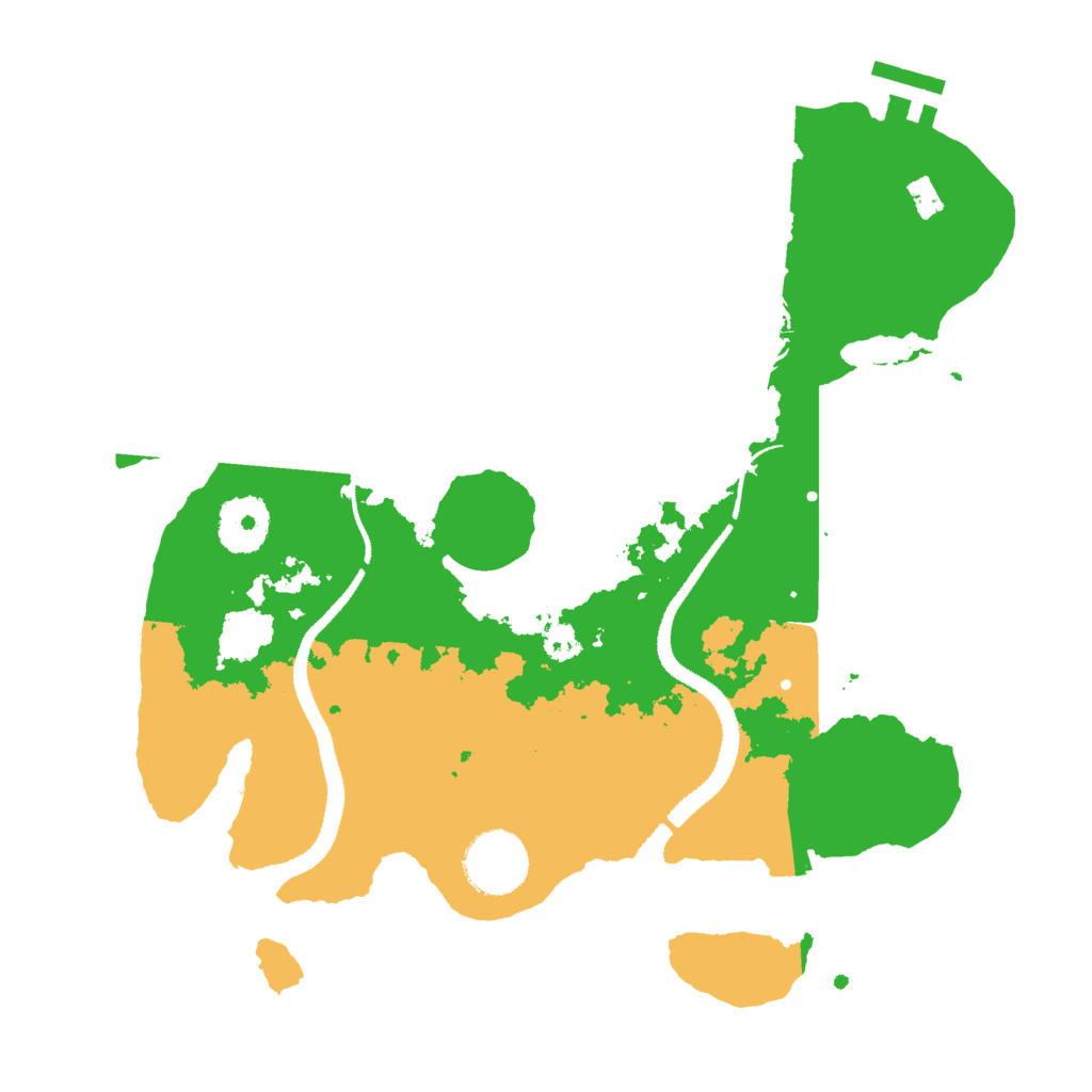 Biome Rust Map: Procedural Map, Size: 3000, Seed: 1345386213