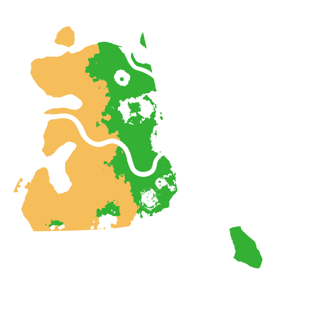 Biome Rust Map: Procedural Map, Size: 3000, Seed: 2129814789